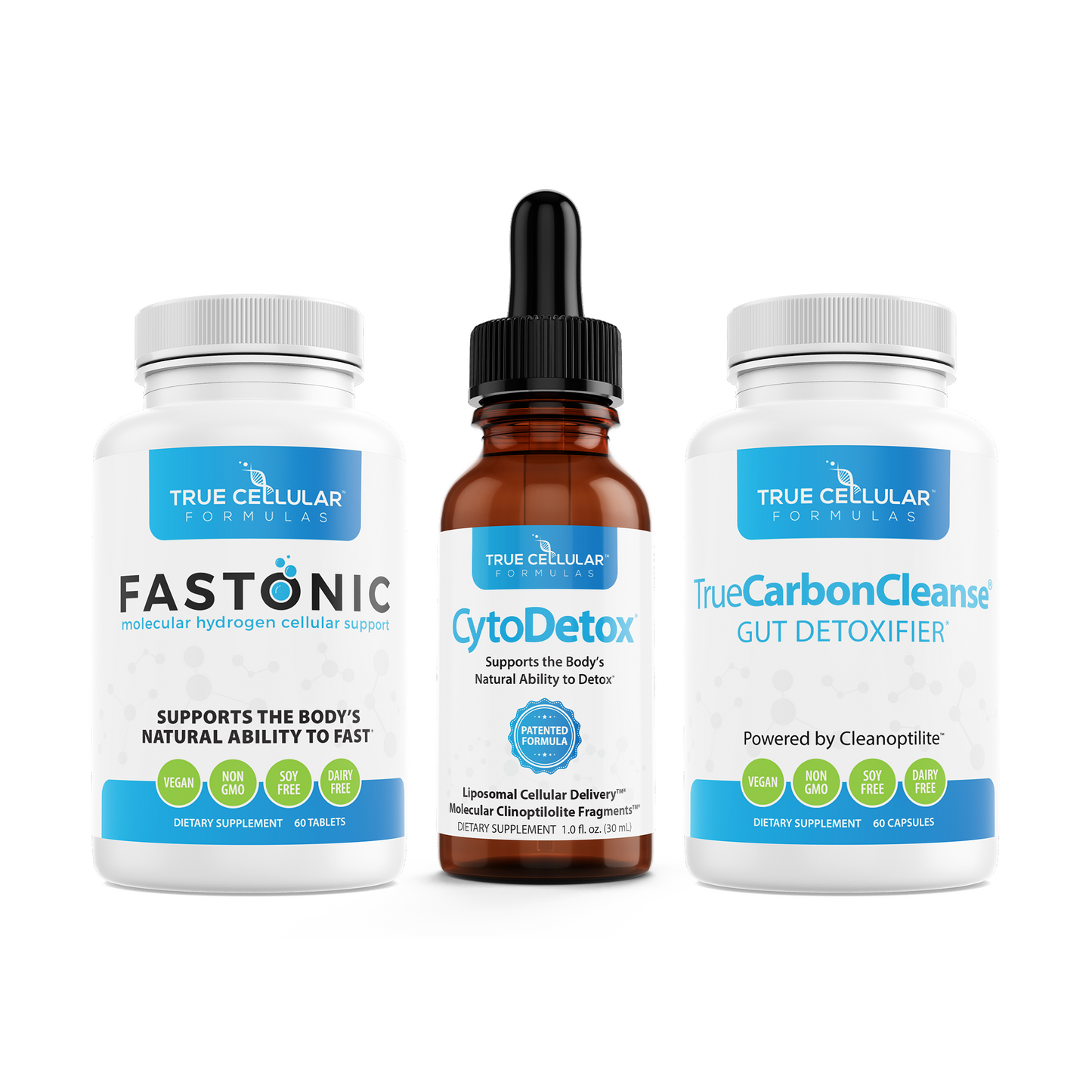 Fasting Trio - CytoDetox, Fastonic, TrueCarbonCleanse