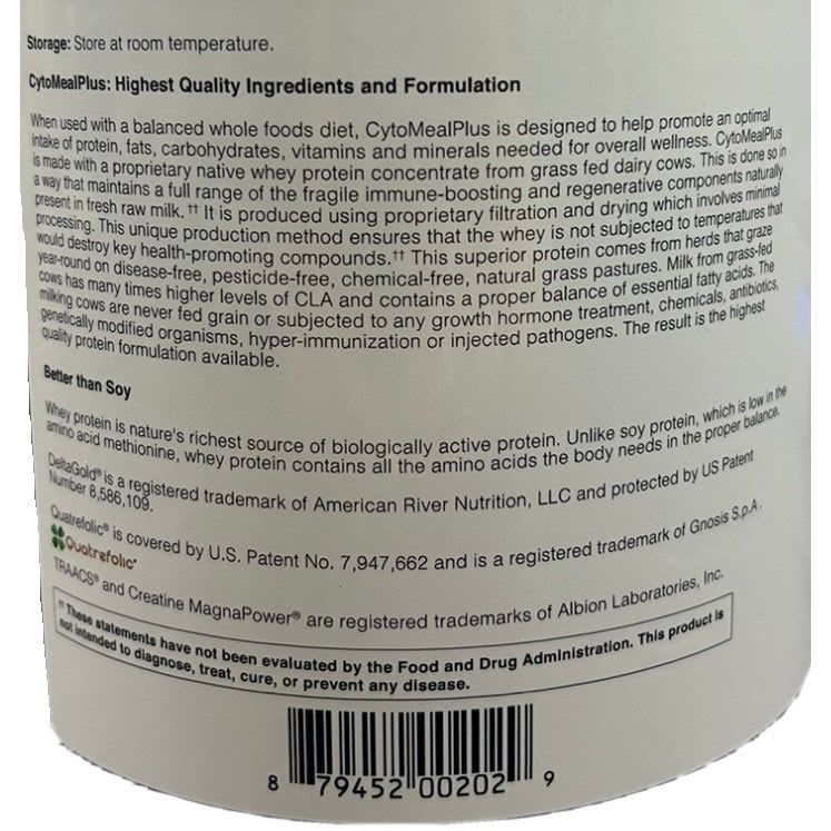 CytoMealPlus™ Vanilla Powder 900 grams