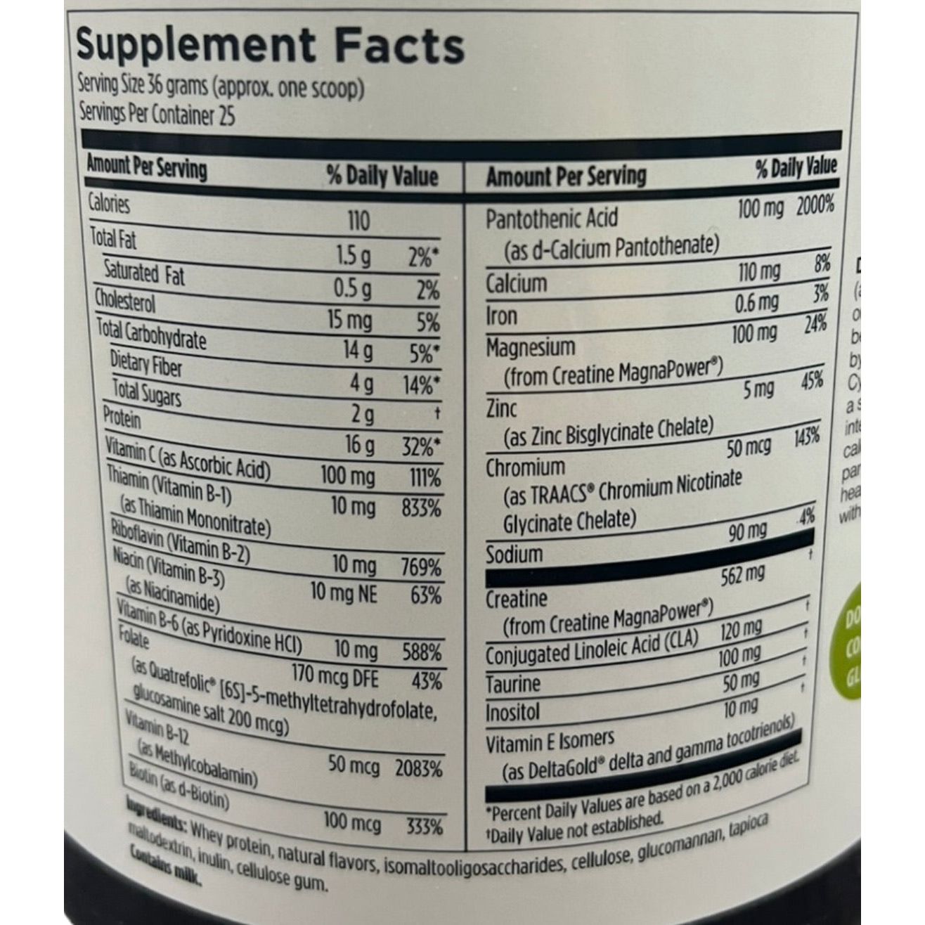CytoMealPlus™ Vanilla Powder 900 grams