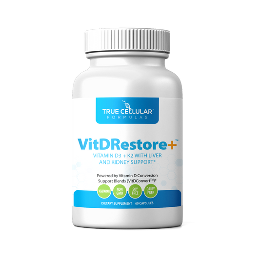 VITDRestore+â„¢ - Vitamin D3 + K2 with Liver and Kidney Support