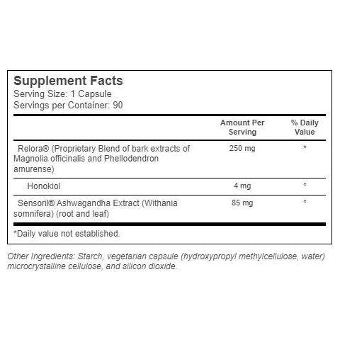 Calm Support (Formerly Cortisol Management) 90 Capsules SFI