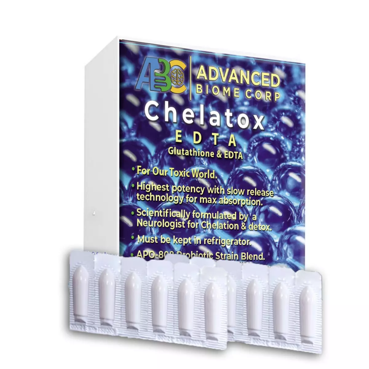 ChelaTox Bullet (EDTA 900mg & Glutathione 250mg)+ (10 suppositories) Revelation Health LLC ChelaTox Bullet (EDTA 900mg & Glutathione 250mg)+ (10 suppositories) Revelation Health LLC