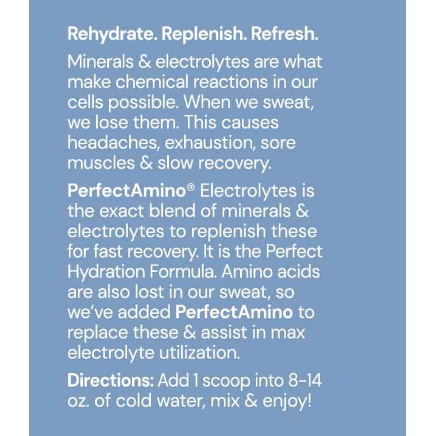 PerfectAmino® Electrolytes - Orange - 5.5oz