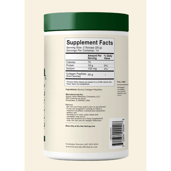 COLLAGEN PEPTIDES Unflavored 10 oz