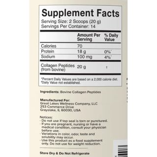 COLLAGEN PEPTIDES Unflavored 10 oz