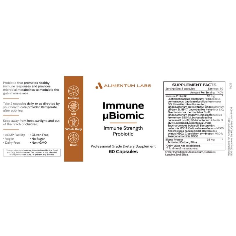 Immune μBiomic- Formerly Immuno Byome