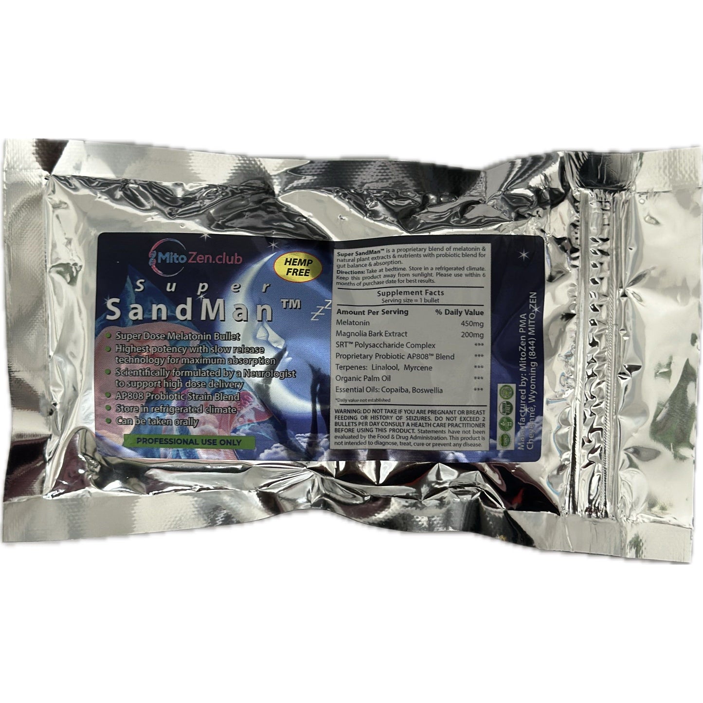Super SandMan™- Super dose Melatonin (without CBD)