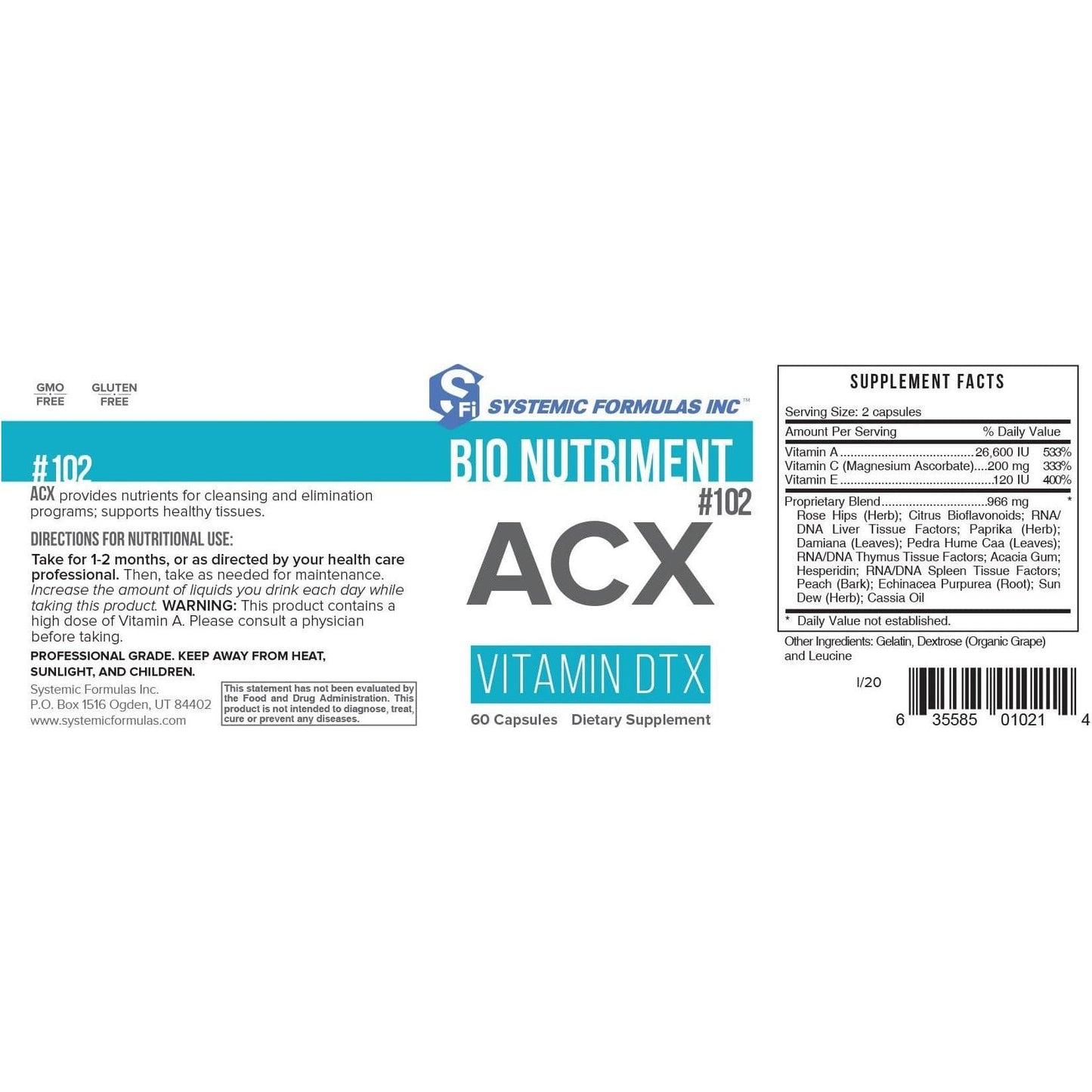 ACX - VITAMIN DTX