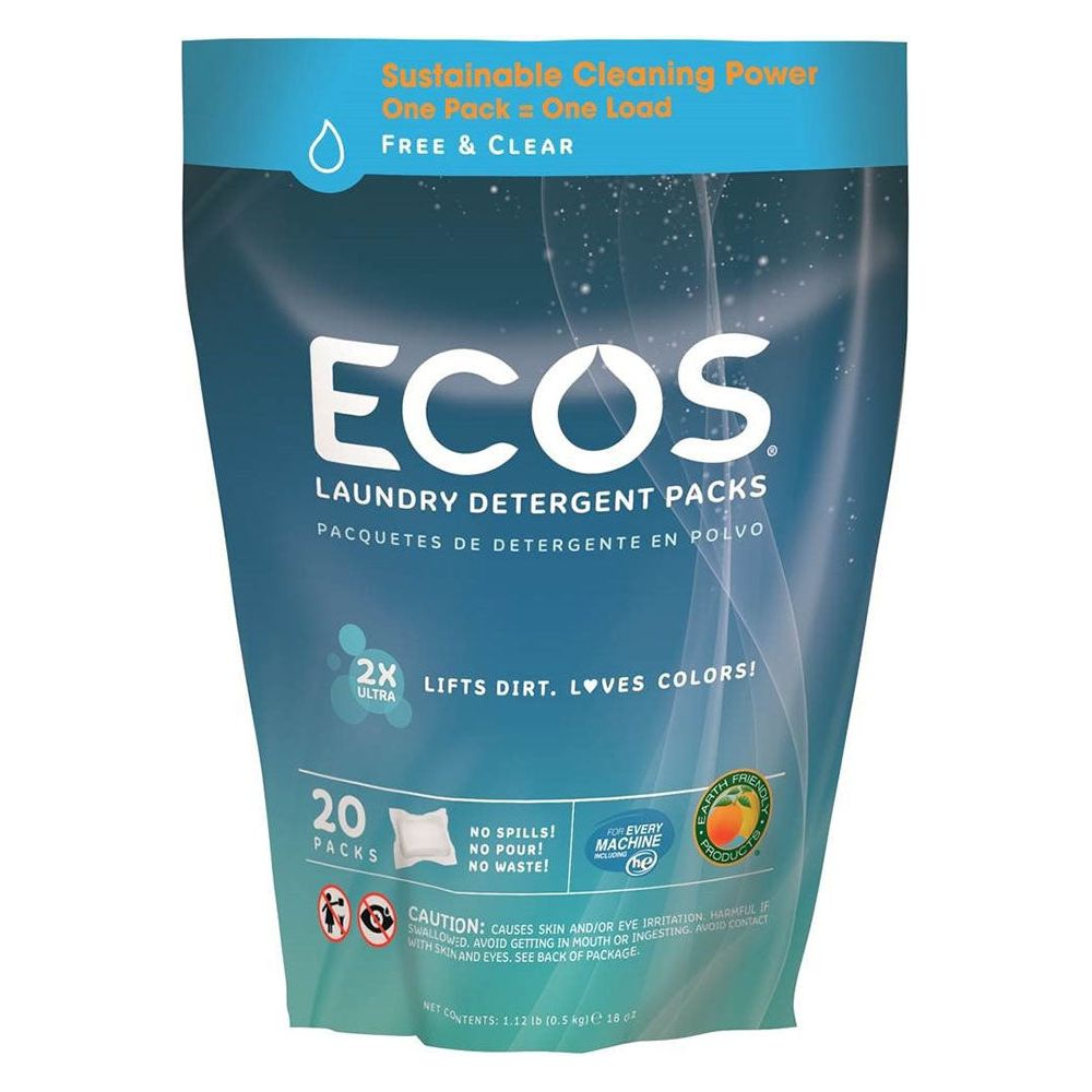 Free & Clear Laundry Detergent With Enzymes - ECOS®