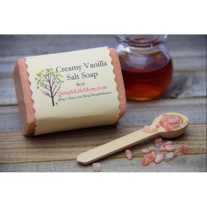 Creamy Vanilla Salt Soap