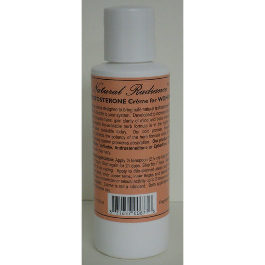 Natural Radianceâ„¢ Testo-Creme  for Women 4oz. bottle