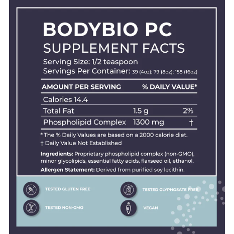 PC (Phosphatidylcholine) - Liquid (8oz.)