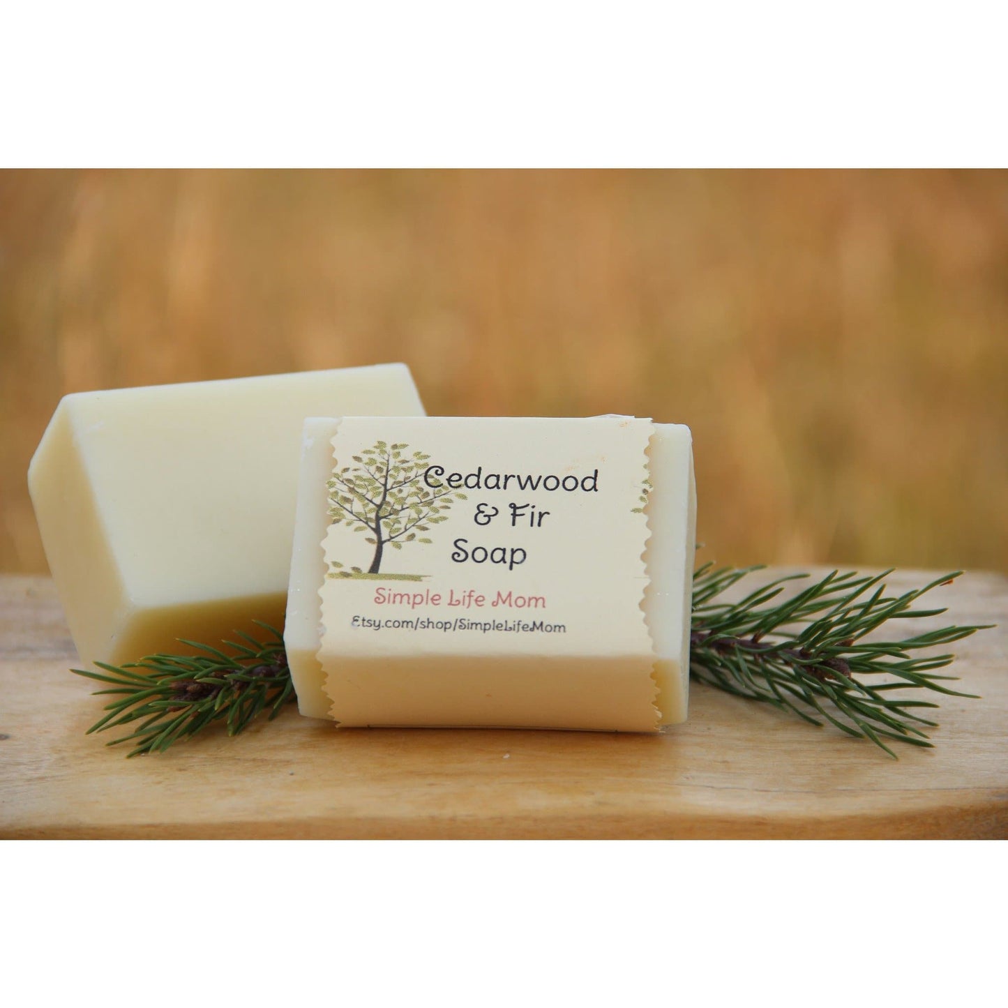 Simple Life Mom - Cedarwood and Fir Soap 4oz.