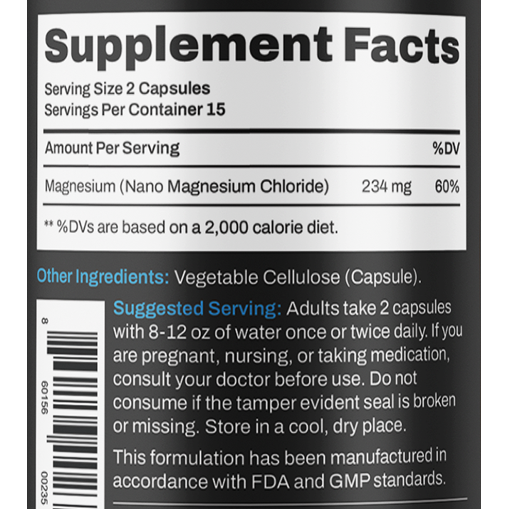 Upgraded Magnesium - 30 count