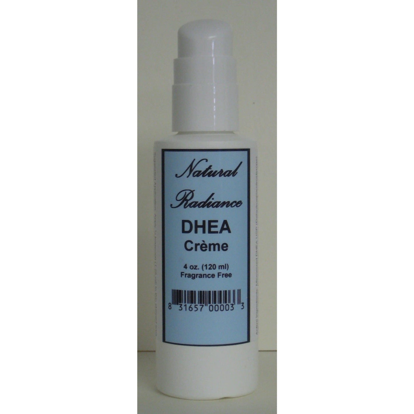 Natural Radiance™ DHEA Creme 4oz. pump bottle