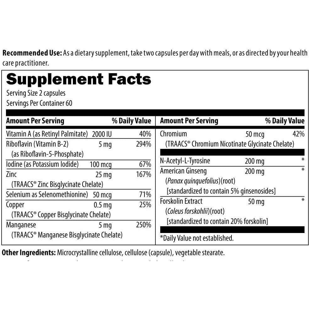 DFH - Thyroid Synergyâ„¢ 120 vegetarian capsules