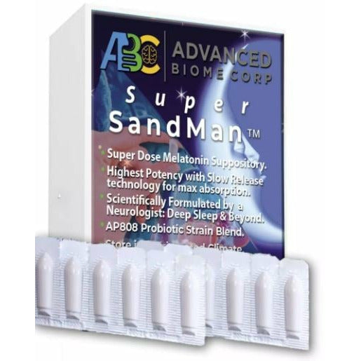 Super SandMan™ HEMP & CBD FREE  (High Dose Melatonin suppository)