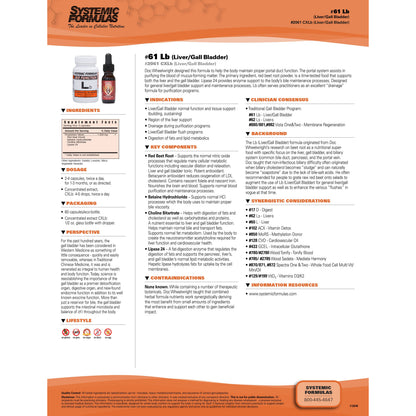 Systemic Formulas Liver Lb – Revelation Health LLC
