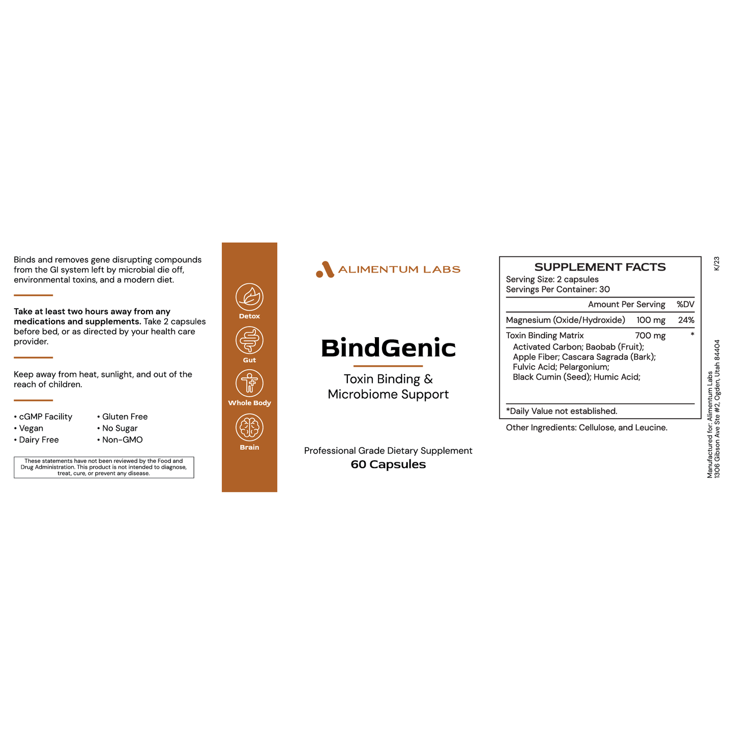 BINDGenic - Toxin Binding & Microbiome Support