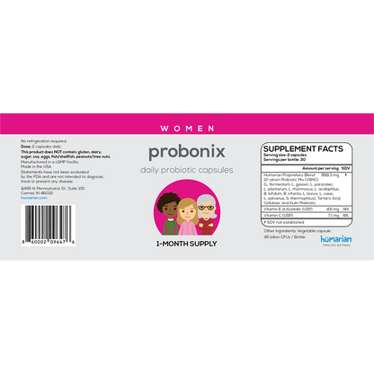 Probiotic Capsules for Women - Probonix