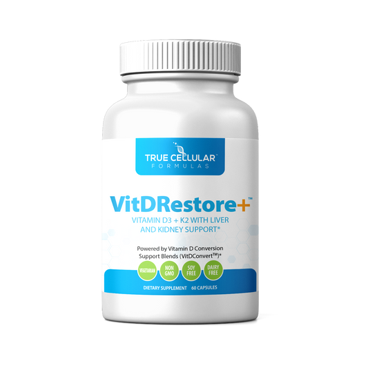 VITDRestore+™ - Vitamin D3 + K2 with Liver and Kidney Support