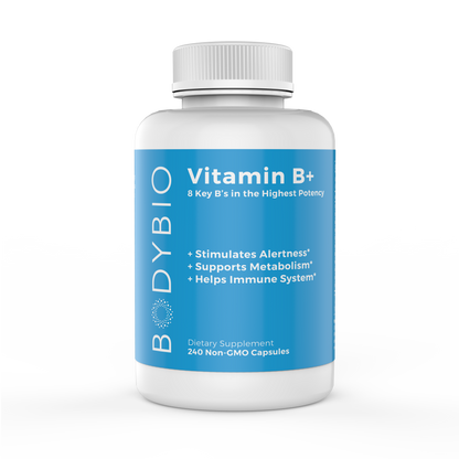 Vitamin B+ - Hi Potency - 240 capsules - FINAL SALE