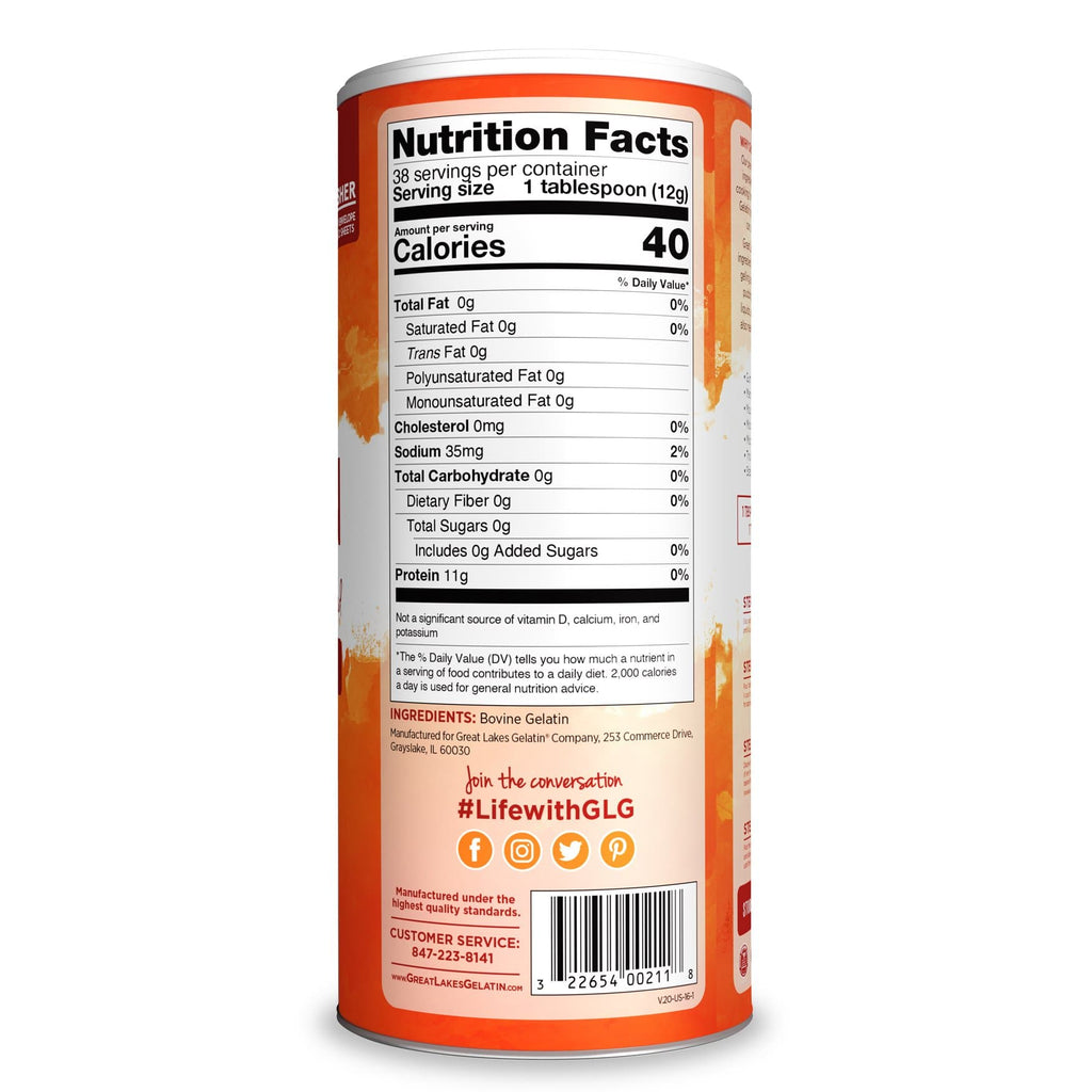 Collagen Joint Care Unflavored Gelatin 16 oz., Collagen Joint Care, Unflavored Gelatin