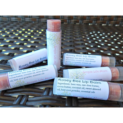 Simple Life Mom - Rosey Bee Lip Balm