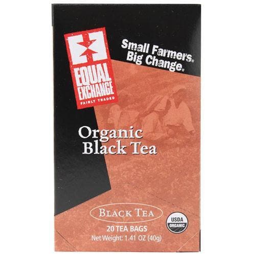 Equal Exchange - Organic Black Tea- 20 Tea Bags - 1.41oz 