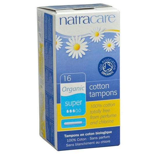 ORGANIC SUPER TAMPONS WITH APPLICATOR